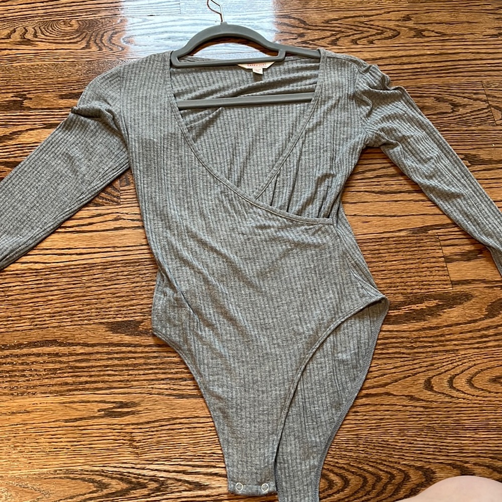 Grey bodysuit
